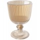 Taça Avulsa 380ml De Vidro Lines Ambar 
